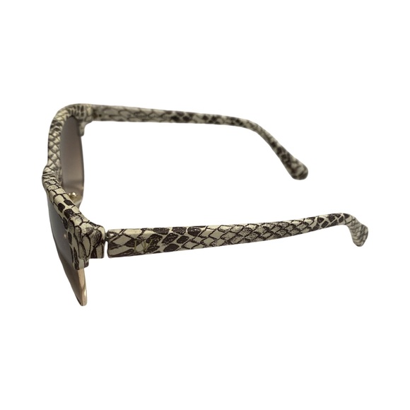 Diane Von Furstenberg Womens Snakeskin Sunglasses - Picture 2 of 6